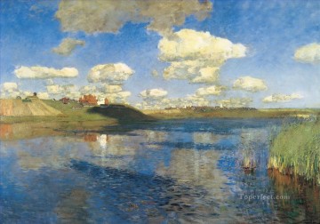 Isaac Ilich Levitan Painting - lago ruso isaac levitan